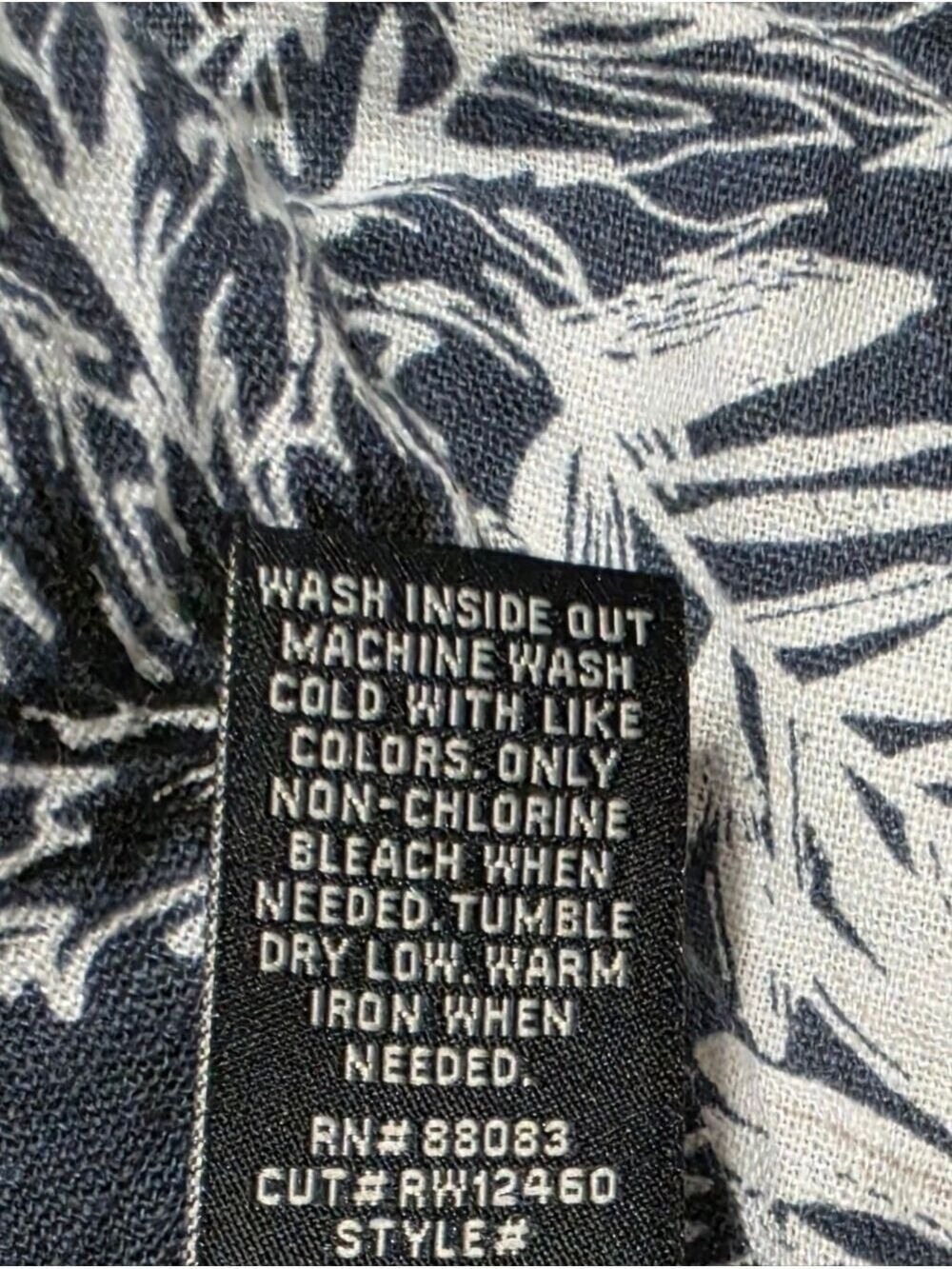 Rewash Linen Blend Shorts Medium - Picture 6 of 7